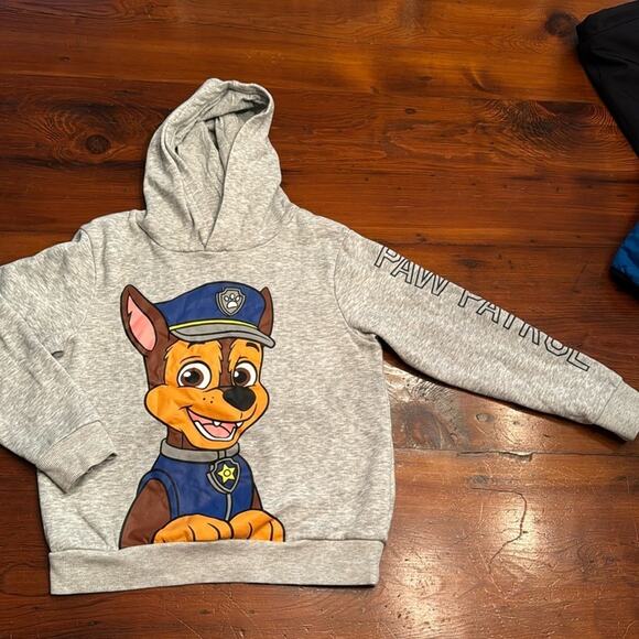 H&M paw patrol hooded sweatshirt grey 6x-7 - Picture 2 of 6